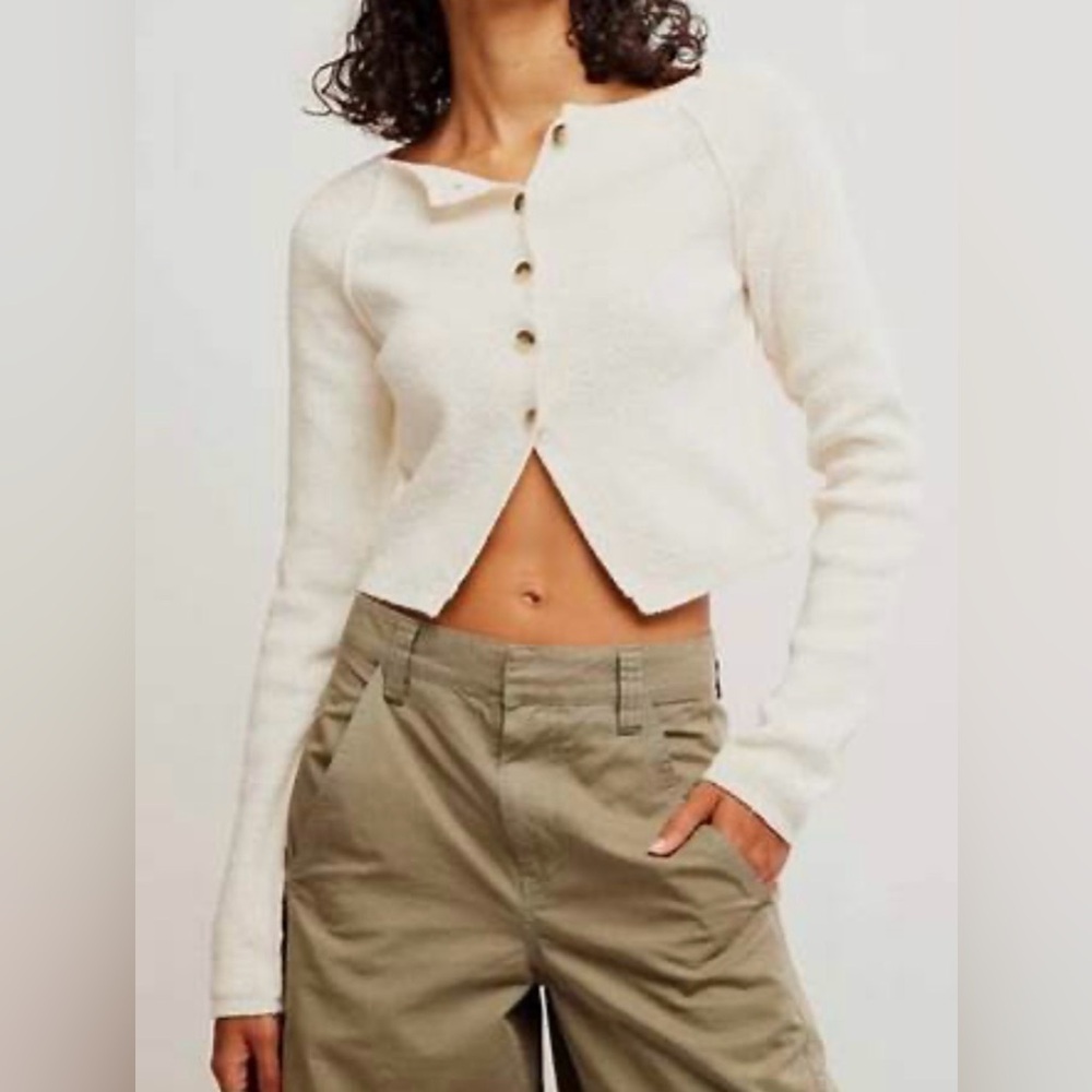 Free People Sydney Shrunken Cardi